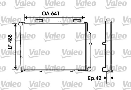 Valeo 734803 - Radiator, engine cooling www.autospares.lv