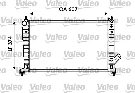 Valeo 734830 - Radiators, Motora dzesēšanas sistēma www.autospares.lv