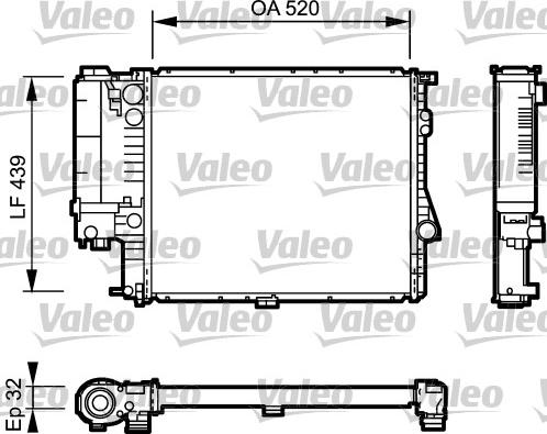 Valeo 734301 - Radiators, Motora dzesēšanas sistēma www.autospares.lv