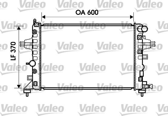 Valeo 734381 - Radiators, Motora dzesēšanas sistēma www.autospares.lv