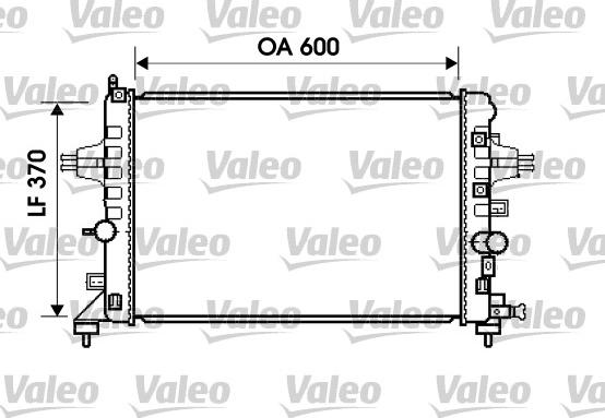 Valeo 734382 - Radiators, Motora dzesēšanas sistēma www.autospares.lv