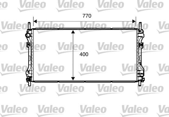 Valeo 734291 - Radiators, Motora dzesēšanas sistēma www.autospares.lv