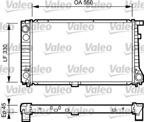 Valeo 734289 - Radiators, Motora dzesēšanas sistēma www.autospares.lv