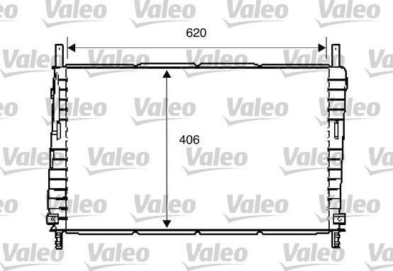 Valeo 734286 - Radiators, Motora dzesēšanas sistēma www.autospares.lv