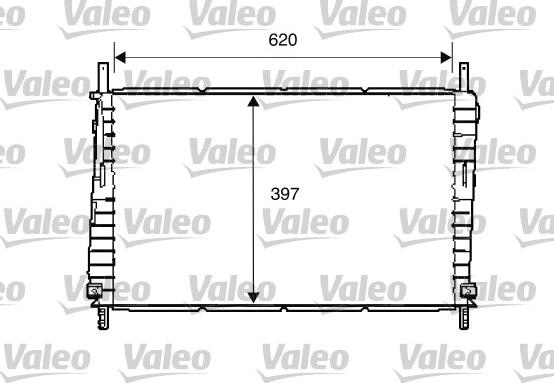 Valeo 734287 - Radiators, Motora dzesēšanas sistēma www.autospares.lv