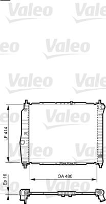 Valeo 735157 - Radiators, Motora dzesēšanas sistēma www.autospares.lv