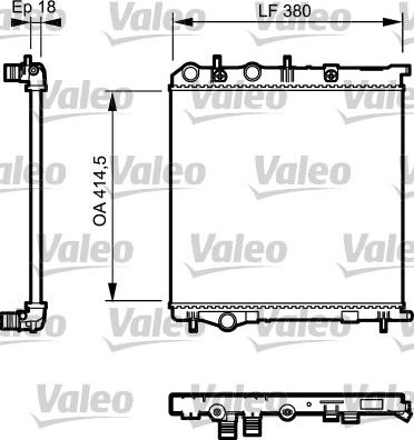 Valeo 735125 - Radiators, Motora dzesēšanas sistēma www.autospares.lv