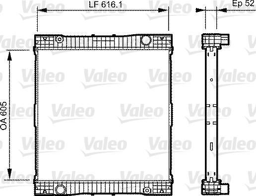 Valeo 735303 - Radiators, Motora dzesēšanas sistēma www.autospares.lv