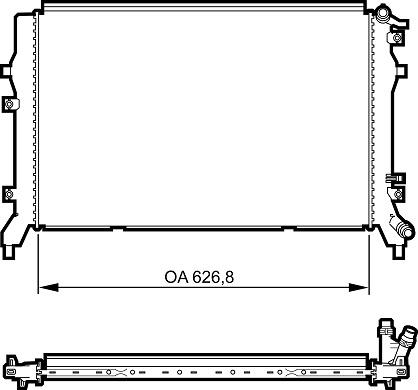 Valeo 735375 - Radiators, Motora dzesēšanas sistēma www.autospares.lv