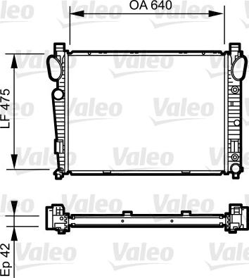 Valeo 735230 - Radiators, Motora dzesēšanas sistēma www.autospares.lv