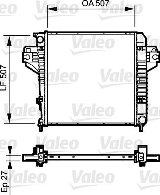 Valeo 735221 - Radiators, Motora dzesēšanas sistēma www.autospares.lv