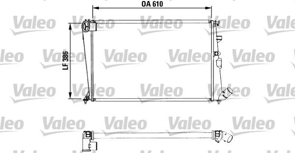 Valeo 730958 - Radiators, Motora dzesēšanas sistēma www.autospares.lv