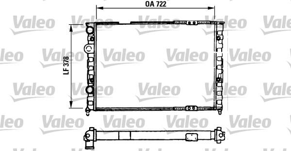 Valeo 730971 - Radiators, Motora dzesēšanas sistēma autospares.lv