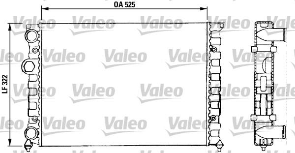 Valeo 730504 - Radiators, Motora dzesēšanas sistēma www.autospares.lv