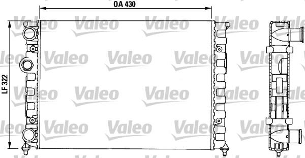 Valeo 730503 - Radiators, Motora dzesēšanas sistēma www.autospares.lv
