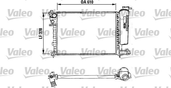 Valeo 730630 - Radiators, Motora dzesēšanas sistēma www.autospares.lv