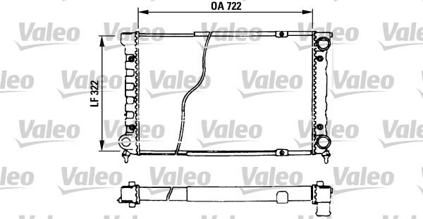 Valeo 730629 - Radiators, Motora dzesēšanas sistēma autospares.lv