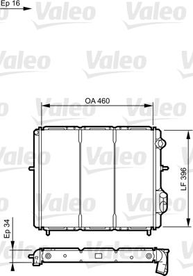 Valeo 730183 - Radiators, Motora dzesēšanas sistēma www.autospares.lv