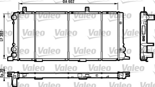 Valeo 730348 - Radiators, Motora dzesēšanas sistēma www.autospares.lv