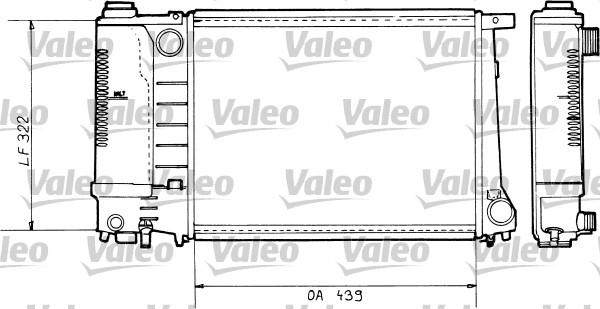 Valeo 730365 - Radiators, Motora dzesēšanas sistēma www.autospares.lv
