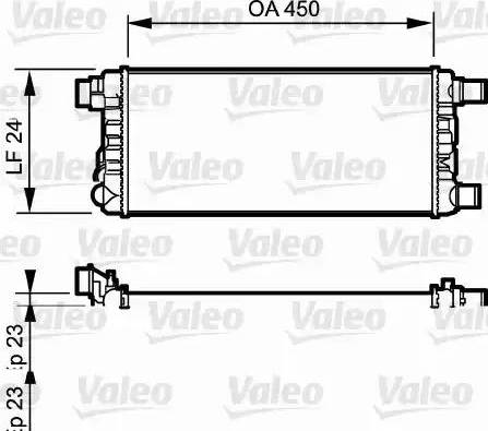 Valeo 730309 - Radiators, Motora dzesēšanas sistēma www.autospares.lv