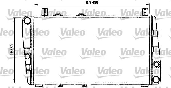 Valeo 730375 - Radiators, Motora dzesēšanas sistēma www.autospares.lv