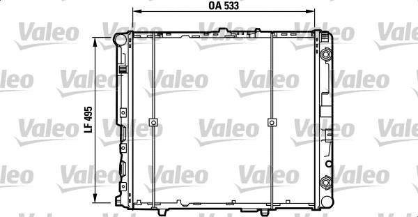 Valeo 730298 - Radiators, Motora dzesēšanas sistēma www.autospares.lv