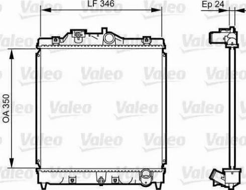 Ava Quality Cooling HD 2031 - Радиатор, охлаждение двигателя www.autospares.lv