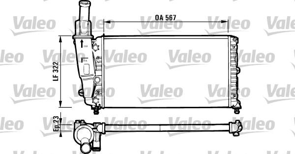 Valeo 731562 - Radiators, Motora dzesēšanas sistēma www.autospares.lv