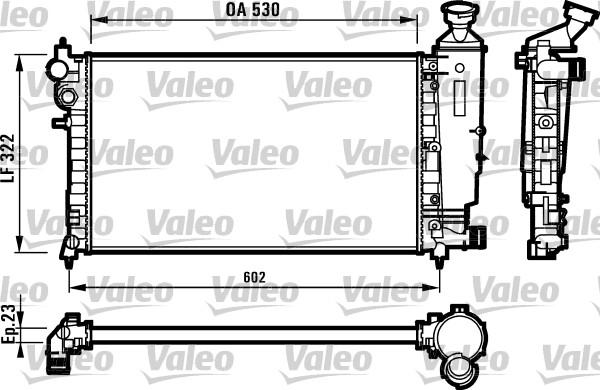 Valeo 731526 - Radiators, Motora dzesēšanas sistēma www.autospares.lv