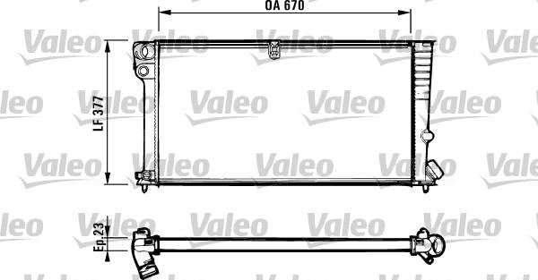 Valeo 731570 - Radiators, Motora dzesēšanas sistēma www.autospares.lv