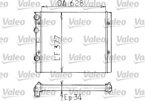 Valeo 731038 - Radiators, Motora dzesēšanas sistēma autospares.lv