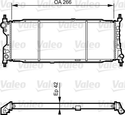 Valeo 731179 - Radiators, Motora dzesēšanas sistēma www.autospares.lv