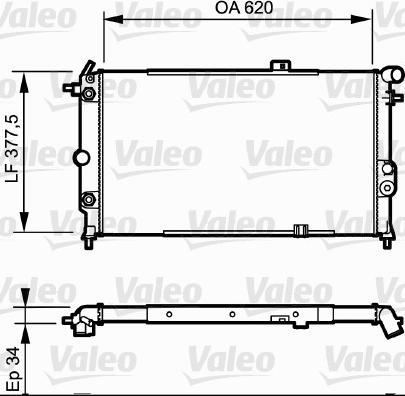 Valeo 731175 - Radiators, Motora dzesēšanas sistēma www.autospares.lv