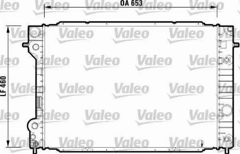 Valeo 731843 - Radiators, Motora dzesēšanas sistēma www.autospares.lv