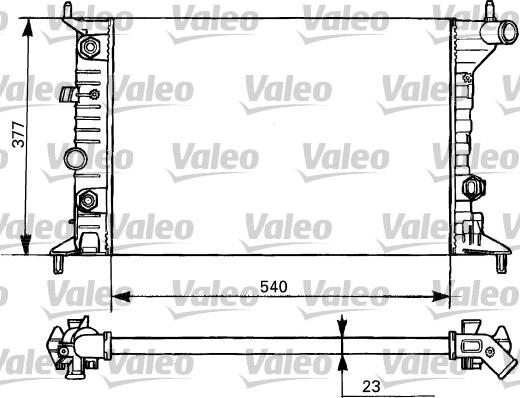 Valeo 731393 - Radiators, Motora dzesēšanas sistēma www.autospares.lv