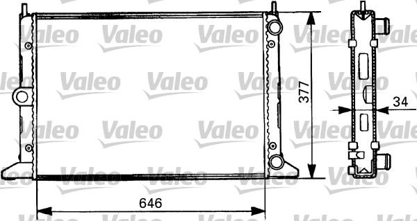 Valeo 731386 - Radiators, Motora dzesēšanas sistēma www.autospares.lv