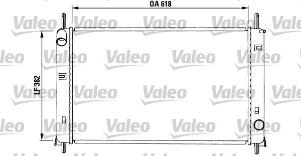 Valeo 731257 - Radiators, Motora dzesēšanas sistēma www.autospares.lv