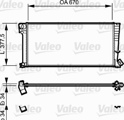 Valeo 731743 - Radiators, Motora dzesēšanas sistēma www.autospares.lv