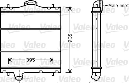 Valeo 733448 - Radiators, Motora dzesēšanas sistēma www.autospares.lv