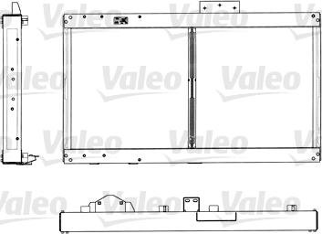 Valeo 733480 - Radiators, Motora dzesēšanas sistēma www.autospares.lv