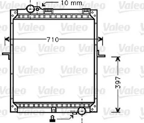 Valeo 733420 - Radiators, Motora dzesēšanas sistēma www.autospares.lv