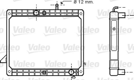 Valeo 733421 - Radiators, Motora dzesēšanas sistēma www.autospares.lv