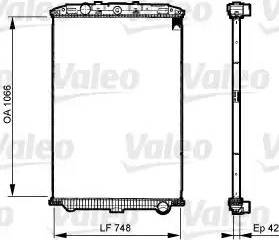 Valeo 733541 - Radiators, Motora dzesēšanas sistēma www.autospares.lv