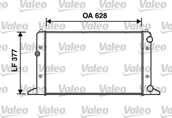 Valeo 732949 - Radiators, Motora dzesēšanas sistēma www.autospares.lv