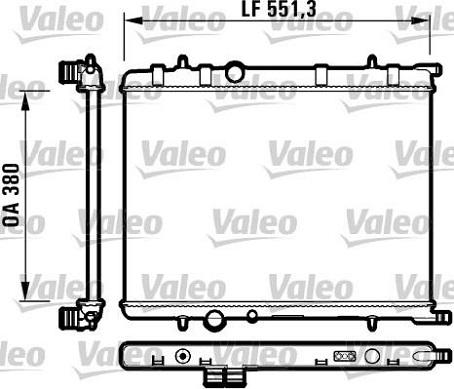 Valeo 732908 - Radiators, Motora dzesēšanas sistēma www.autospares.lv