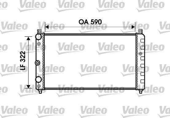 Valeo 732479 - Radiators, Motora dzesēšanas sistēma www.autospares.lv