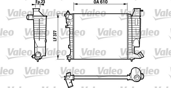 Valeo 732535 - Radiators, Motora dzesēšanas sistēma www.autospares.lv