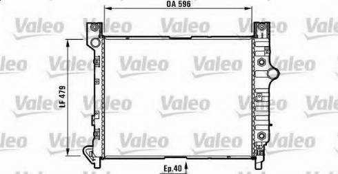 Valeo 732622 - Radiators, Motora dzesēšanas sistēma www.autospares.lv