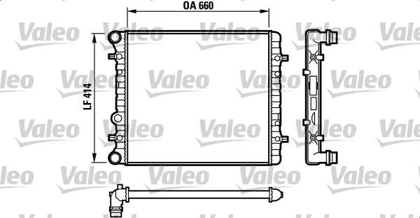 Valeo 732175 - Radiators, Motora dzesēšanas sistēma www.autospares.lv